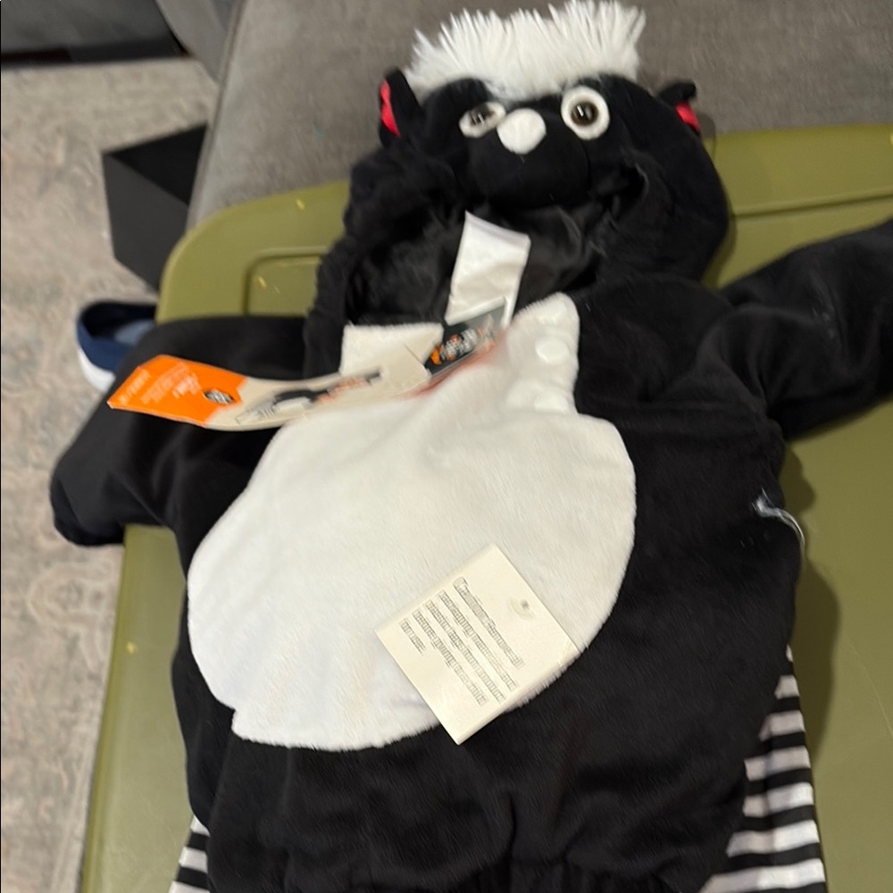 Black and White Skunk Costume
